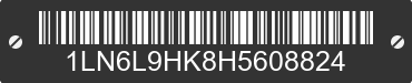 2017 LINCOLN Continental 1LN6L9HK8H5608824 VIN decoded