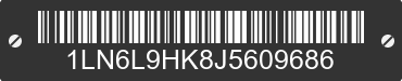 2018 LINCOLN Continental 1LN6L9HK8J5609686 VIN decoded