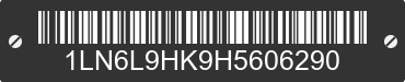 2017 LINCOLN Continental 1LN6L9HK9H5606290 VIN decoded