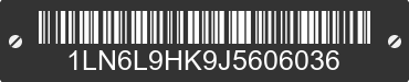 2018 LINCOLN Continental 1LN6L9HK9J5606036 VIN decoded