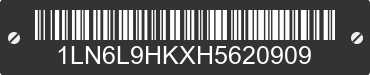 2017 LINCOLN Continental 1LN6L9HKXH5620909 VIN decoded