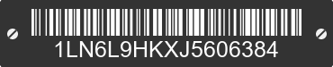 2018 LINCOLN Continental 1LN6L9HKXJ5606384 VIN decoded