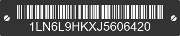2018 LINCOLN Continental 1LN6L9HKXJ5606420 VIN decoded