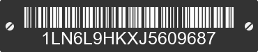 2018 LINCOLN Continental 1LN6L9HKXJ5609687 VIN decoded