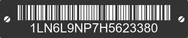 2017 LINCOLN Continental 1LN6L9NP7H5623380 VIN decoded