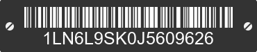 2018 LINCOLN Continental 1LN6L9SK0J5609626 VIN decoded