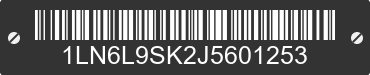 2018 LINCOLN Continental 1LN6L9SK2J5601253 VIN decoded