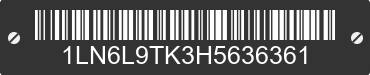 2017 LINCOLN Continental 1LN6L9TK3H5636361 VIN decoded