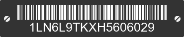 2017 LINCOLN Continental 1LN6L9TKXH5606029 VIN decoded