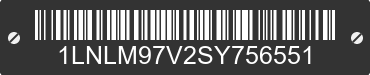 1995 LINCOLN Continental 1LNLM97V2SY756551 VIN decoded