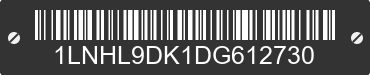 2013 LINCOLN MKS 1LNHL9DK1DG612730 VIN decoded