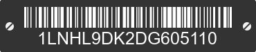 2013 LINCOLN MKS 1LNHL9DK2DG605110 VIN decoded