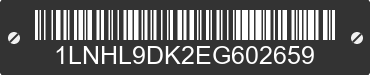 2014 LINCOLN MKS 1LNHL9DK2EG602659 VIN decoded