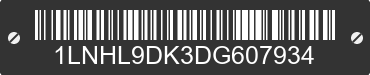 2013 LINCOLN MKS 1LNHL9DK3DG607934 VIN decoded