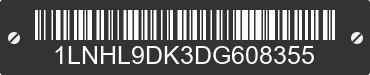 2013 LINCOLN MKS 1LNHL9DK3DG608355 VIN decoded