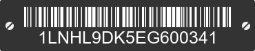 2014 LINCOLN MKS 1LNHL9DK5EG600341 VIN decoded