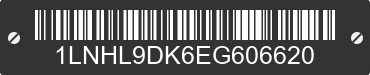 2014 LINCOLN MKS 1LNHL9DK6EG606620 VIN decoded