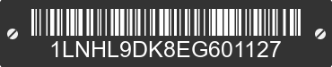 2014 LINCOLN MKS 1LNHL9DK8EG601127 VIN decoded