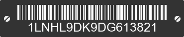 2013 LINCOLN MKS 1LNHL9DK9DG613821 VIN decoded