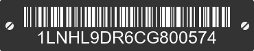 2012 LINCOLN MKS 1LNHL9DR6CG800574 VIN decoded