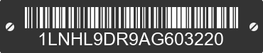 2010 LINCOLN MKS 1LNHL9DR9AG603220 VIN decoded
