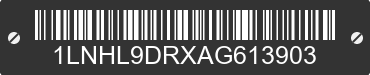 2010 LINCOLN MKS 1LNHL9DRXAG613903 VIN decoded