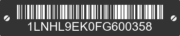 2015 LINCOLN MKS 1LNHL9EK0FG600358 VIN decoded
