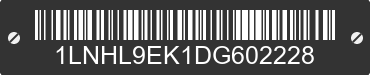 2013 LINCOLN MKS 1LNHL9EK1DG602228 VIN decoded
