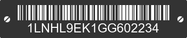 2016 LINCOLN MKS 1LNHL9EK1GG602234 VIN decoded