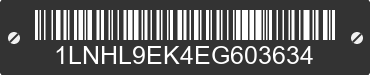 2014 LINCOLN MKS 1LNHL9EK4EG603634 VIN decoded