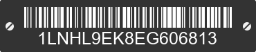 2014 LINCOLN MKS 1LNHL9EK8EG606813 VIN decoded
