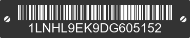 2013 LINCOLN MKS 1LNHL9EK9DG605152 VIN decoded