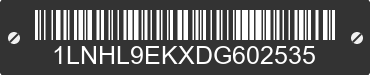 2013 LINCOLN MKS 1LNHL9EKXDG602535 VIN decoded