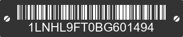 2011 LINCOLN MKS 1LNHL9FT0BG601494 VIN decoded