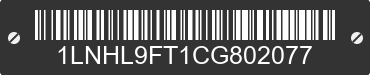 2012 LINCOLN MKS 1LNHL9FT1CG802077 VIN decoded