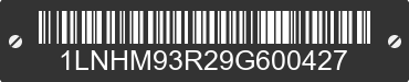 2009 LINCOLN MKS 1LNHM93R29G600427 VIN decoded