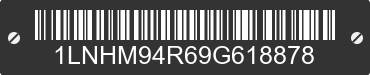 2009 LINCOLN MKS 1LNHM94R69G618878 VIN decoded