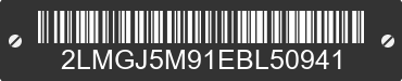 2014 LINCOLN MKT 2LMGJ5M91EBL50941 VIN decoded