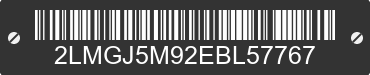 2014 LINCOLN MKT 2LMGJ5M92EBL57767 VIN decoded