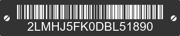 2013 LINCOLN MKT 2LMHJ5FK0DBL51890 VIN decoded