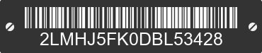 2013 LINCOLN MKT 2LMHJ5FK0DBL53428 VIN decoded