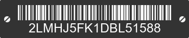 2013 LINCOLN MKT 2LMHJ5FK1DBL51588 VIN decoded