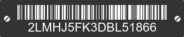 2013 LINCOLN MKT 2LMHJ5FK3DBL51866 VIN decoded