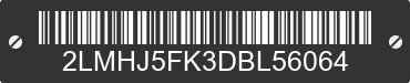 2013 LINCOLN MKT 2LMHJ5FK3DBL56064 VIN decoded