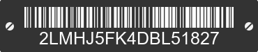 2013 LINCOLN MKT 2LMHJ5FK4DBL51827 VIN decoded