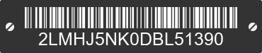2013 LINCOLN MKT 2LMHJ5NK0DBL51390 VIN decoded