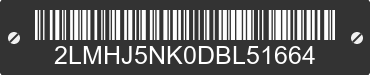2013 LINCOLN MKT 2LMHJ5NK0DBL51664 VIN decoded