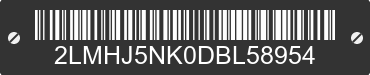 2013 LINCOLN MKT 2LMHJ5NK0DBL58954 VIN decoded