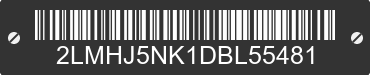 2013 LINCOLN MKT 2LMHJ5NK1DBL55481 VIN decoded