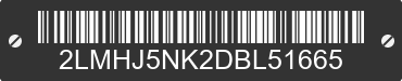 2013 LINCOLN MKT 2LMHJ5NK2DBL51665 VIN decoded